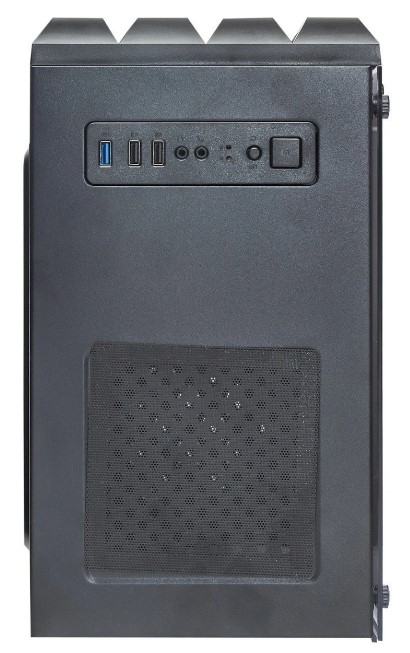 Корпус MINITOWER mATX W/PSU 2xUSB+USB3.0 аудио черный 4x120mm Fan с RGB подсветкой боковая панель - закаленное стекло Mistery R3 EX294383RUS EXEGATE — изображение 4