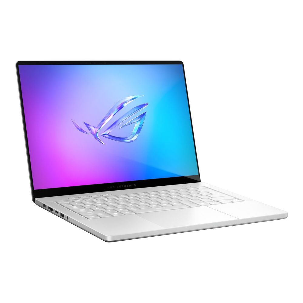 Ноутбук ASUS ROG Zephyrus G14 GA403GM-SY021 AMD Ryzen AI 9 465/32Gb (soldered D5)/SSD1Tb/RTX5060 8Gb (115W)/14"/OLED/3K/2880х1800/120Hz/NoOS/Platinum White/1.57kg — изображение 2