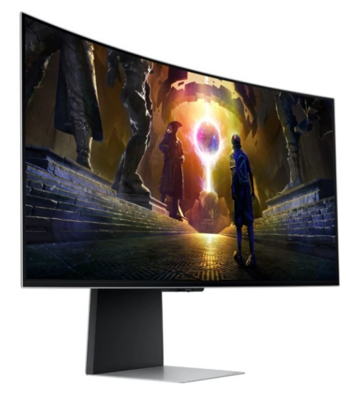 Монитор Samsung 34" S34DG852SI 1800R, 21:9, QD-OLED UWQHD, 0,03ms, 175Hz, HDMI, DP, USB, SmartTV, WiFi, HAS, SPK — изображение 3