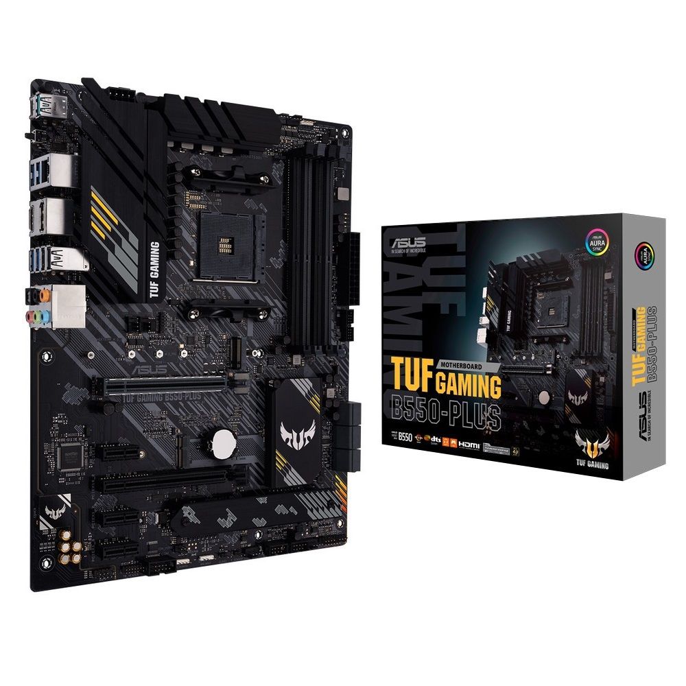 Материнская плата ASUS TUF GAMING B550-PLUS AM4 ATX 4хDDR4 2хPCIEx16 3хPCIEx1 2xM.2 USB-C DP HDMI 2.5GLAN {5} (749435) — изображение 2