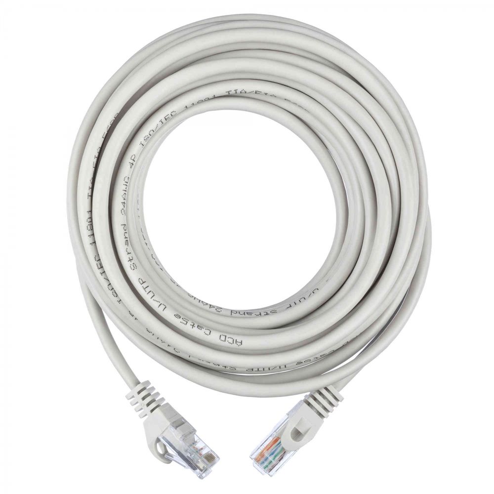 Патч-корд ACD-LPU5E-75A Cat5e UTP 24AWG 4Pair, 7/0.18мм CCA Серый, 7.5м, (741654)