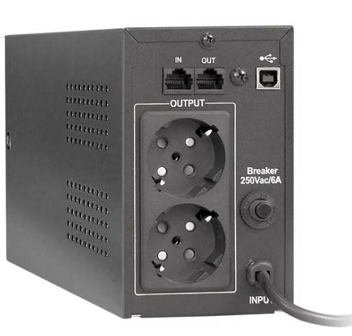 ИБП 850VA/480W 2XSCHUKO RJ45 POWER BACK EP285474RUS EXEGATE — изображение 3