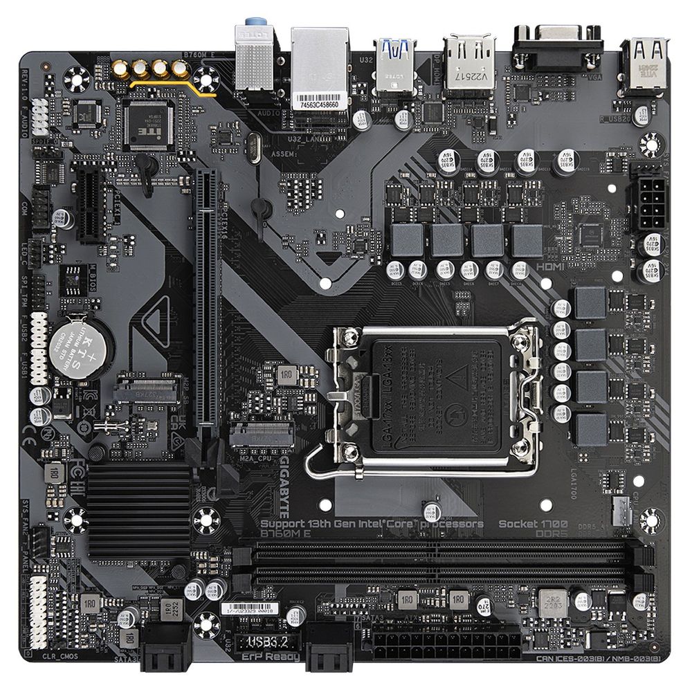 Материнская плата Gigabyte B760M E, RTL — изображение 5