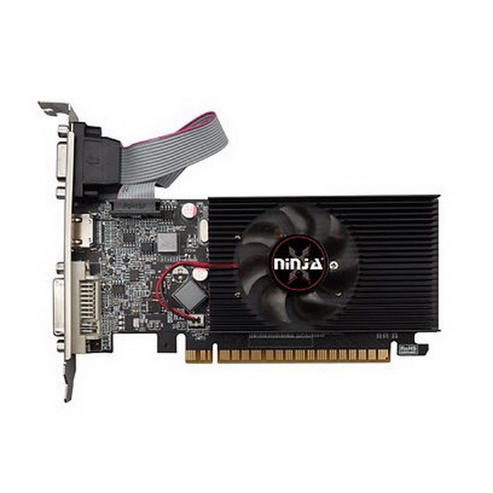 Видеокарта Ninja (Sinotex) GT210 1GB DDR3 64bit VGA DVI HDMI 1FAN LP RTL