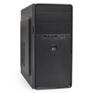 Корпус Exegate Корпус Minitower ExeGate BA-309-AA450 (mATX, БП AA450 с вент. 8см, 2*USB, HD аудио, черный) (124059)