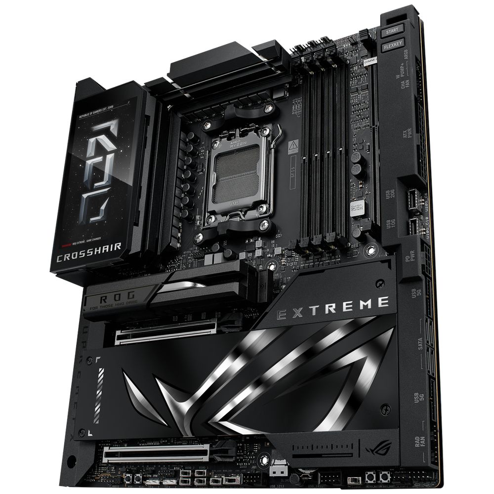 Материнская плата ASUS ROG CROSSHAIR X870E EXTREME AM5 E-ATX 4xDDR5 2xPCIEx16 5xM.2 4xUSB-C HDMI 5GLAN 10GLAN Wi-Fi 7 — изображение 4