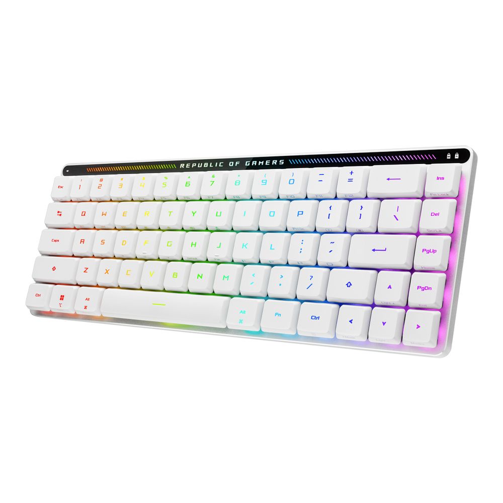 Клавиатура ASUS M603 FALCHION RX LP ROG RX Red ABS 65% USB 2.4GHz BT — изображение 3