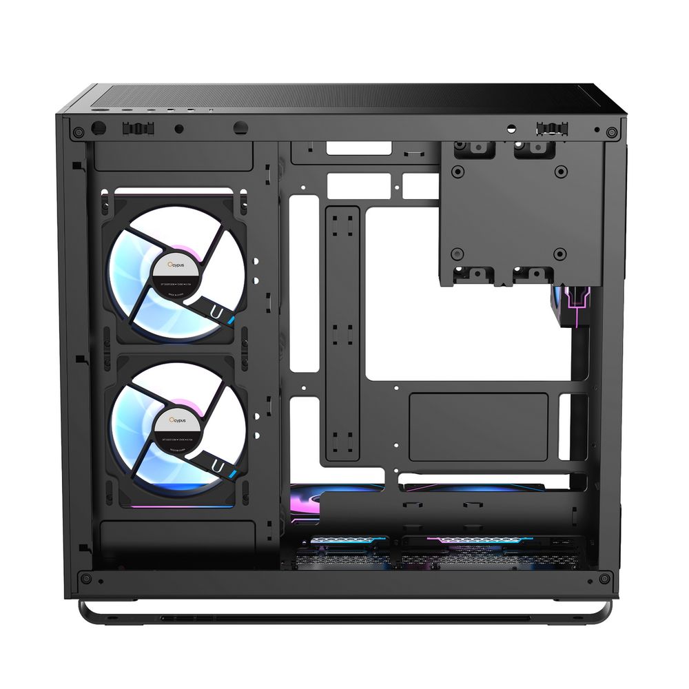 Корпус Case Ocypus Iota C70 BK ARGB ATX win / black / 6 ARGB fans / no PSU / Tempered Glass — изображение 6
