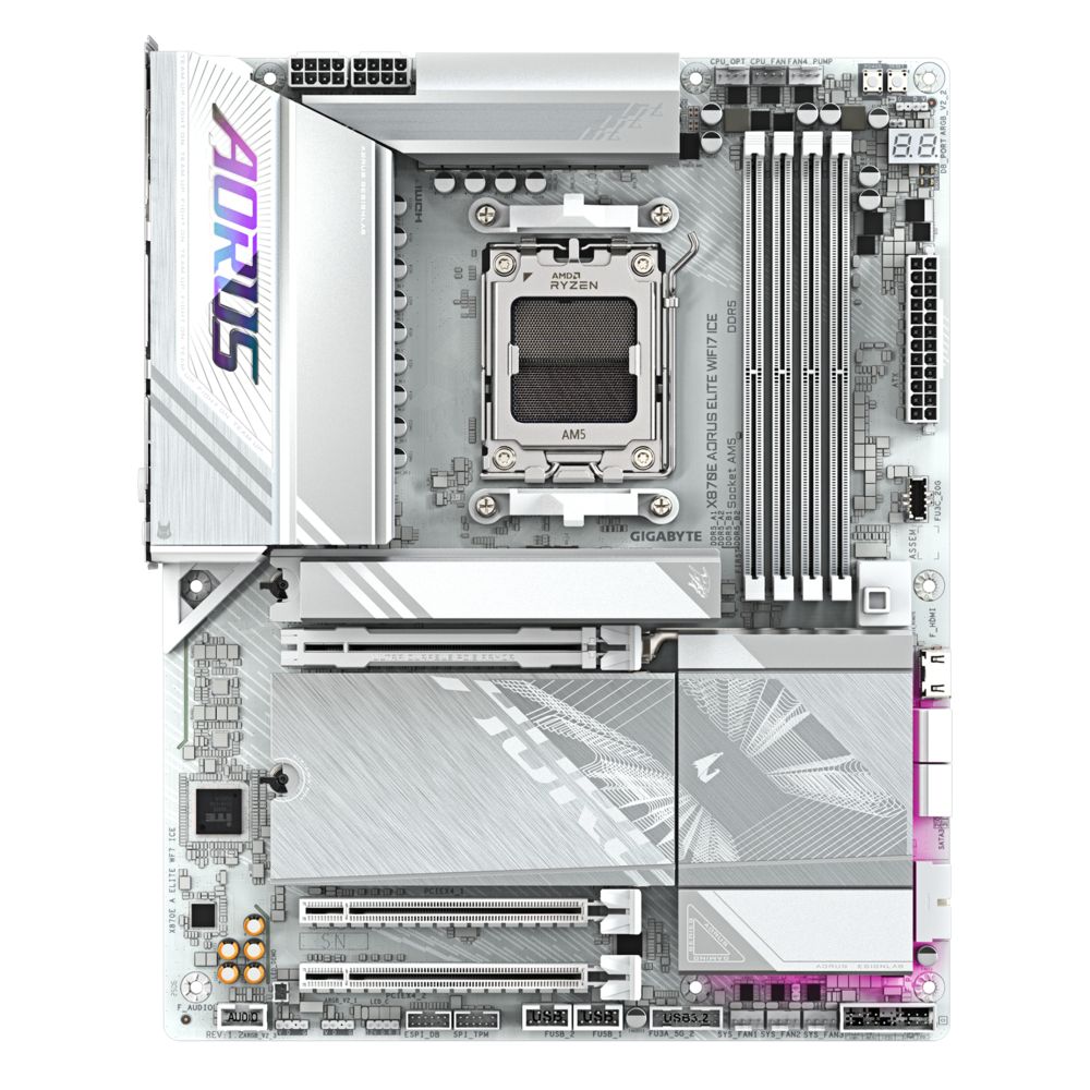 Материнская плата Gigabyte X870E AORUS ELITE WIFI7 ICE, RTL — изображение 3