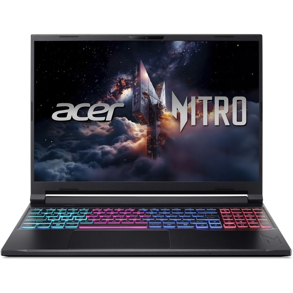 Ноутбук Acer Nitro V 16S ANV16S-71-71MF Intel Core 7 240H/16Gb (1*16 D5)/SSD1Tb/RTX5060 8Gb (85W)/16"/IPS/WQXGA/2560x1600/180Hz/NoOS/RJ-45/Black/2.1kg