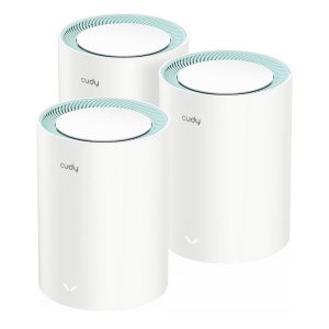 Маршрутизатор CUDY AC1200 Wi-Fi Gigabit Mesh Solution 3-Pack, Chipset MT7621+MT7613B+MT7603, Dual-Band, 867Mbps at 5GHz + 300Mbps at 2.4GHz, 802.11ac/a/b/g/n, 2 Gigabit Ethernet Ports, 4 internal antennas, MU-MIMO, DDNS, Zerotier/Wireguard/OpenVPN/IPSec/L2TP/PPTP VPN, DNS ov
