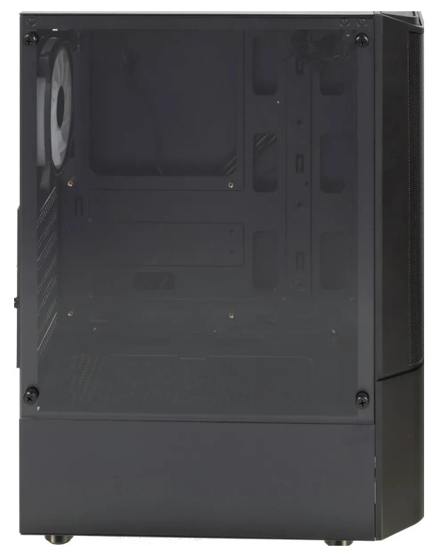 Корпус MIDITOWER ATX,micro ATX,mini-ITX W/PSU 7x12cm Fan(1 предустановлен) черный с окном Quantum-G-BK-v2 4710562758511 AEROCOOL — изображение 6