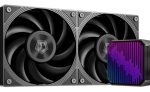 Кулер для процессора водяной 300W DX240 MAX S1851/1700/1200/115X/AM5/AM4 ARGB 4pin PWM 2x12cm Fan черный ID-COOLING
