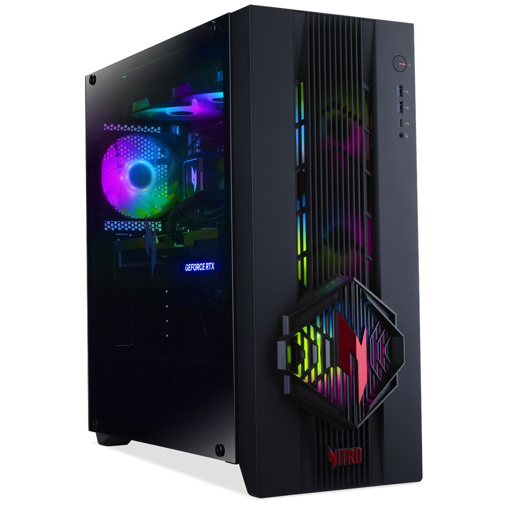 Настольный ПК Acer Nitro 70 N70X3D-100 AMD Ryzen 9 9950X3D/32Gb/SSD1Tb/RTX5080 16Gb/PSU 1200W/NoOS/Black (DG.E5ACD.006) — изображение 4