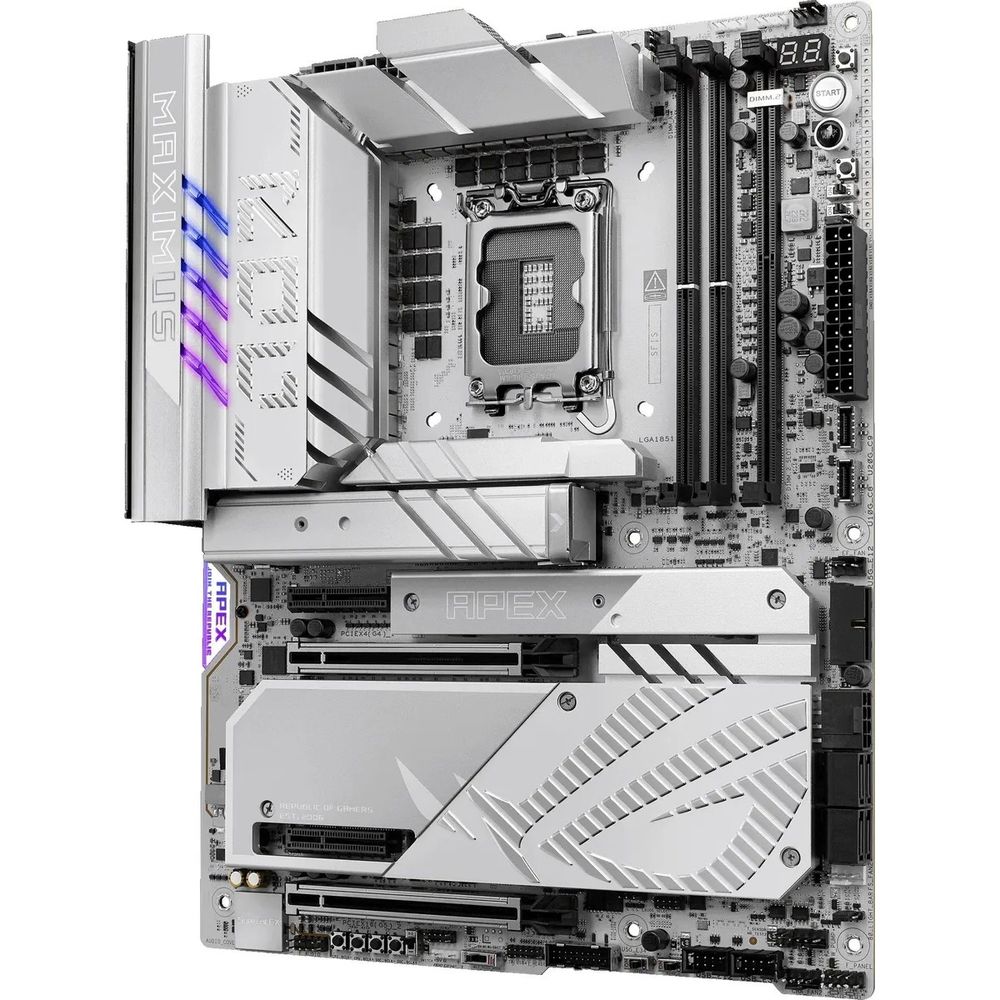 Материнская плата ASUS ROG MAXIMUS Z890 APEX LGA1851 ATX 2xDDR5 2xPCIEx16 2xPCIEx4 6xM.2 2xThunderbolt USB-C 5GLAN Wi-Fi 7 — изображение 2