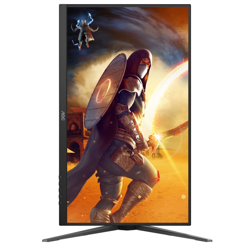 Монитор 27" AOC Q27G4S IPS, 2560x1440, 300Hz, 1ms, 450сd/m, 1500:1, HDR10 | 2xHDMI(2.1), DP(1.4) | HAS, Pivot, Swivel, InPSU, Vesa 100, Black/Red — изображение 4