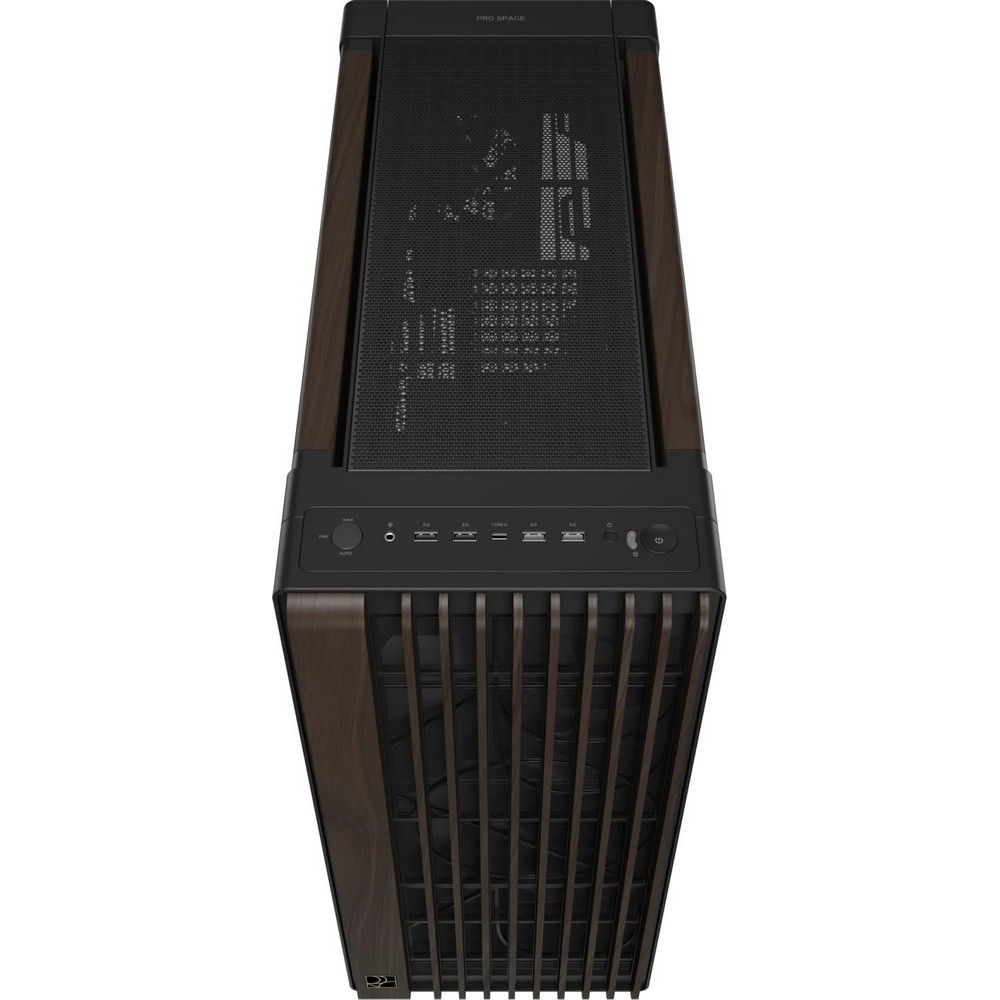 Корпус для ПК ASUS PROART PA602 WALNUT WOOD METAL PWM MODERN BLACK — изображение 4