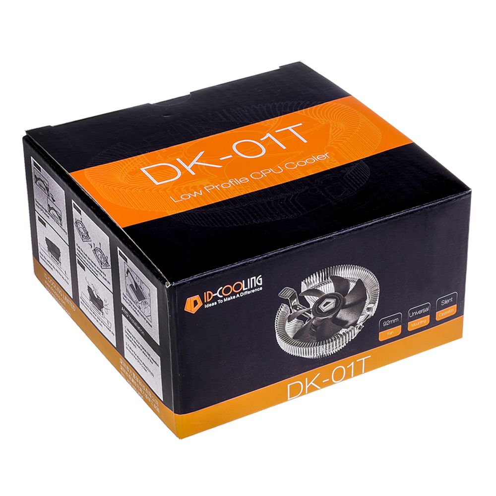 Вентилятор Cooler ID-Cooling DK-01T 95W/ Intel 775,115*,1200,1700/AMD — изображение 7