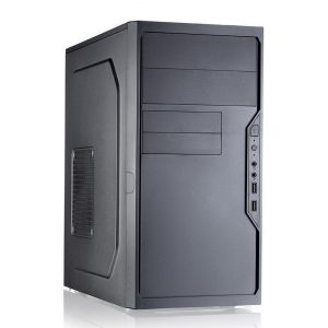 Корпус FoxLine Case Foxline FL-733 |FL-733-FZ450R| , mATX, 2x5.25EXT, 2x3.5EXT, 5x3.5INT, 2xUSB2.0, HDA, w/o FAN, |FL-733-FZ450R| w/450W ATX PSU, w/1.2m EU pwr cord