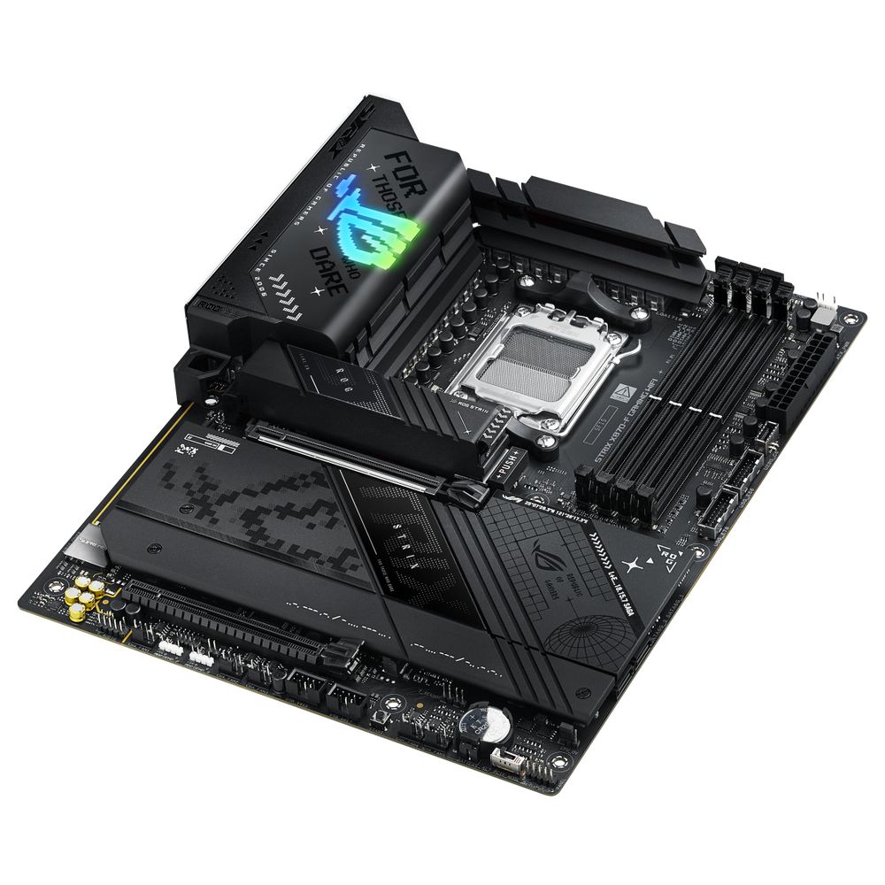 Материнская плата ASUS ROG STRIX X870-F GAMING WIFI AM5 ATX 4xDDR5 2xPCIEx16 4xM.2 3xUSB-C DP HDMI 2.5GLAN Wi-Fi 7 — изображение 6