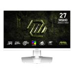 Монитор 27" MSI MAG 274QRFW E20  Rapid IPS, 2560x1440, 200Hz, 0,5ms, 300сd/m, 1000:1, HDR10 | 2xHDMI(2.0b), DP(1.4a) | HAS, Pivot, Swivel, InPSU, Vesa 100, White