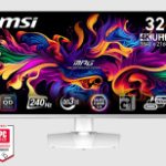 Монитор MSI 31,5" MPG 321URXW QD-OLED, 16:9, QD-OLED, UHD, 0,03ms, 250cd, 240Hz, HDMI, DP, USB, USB-C, HAS