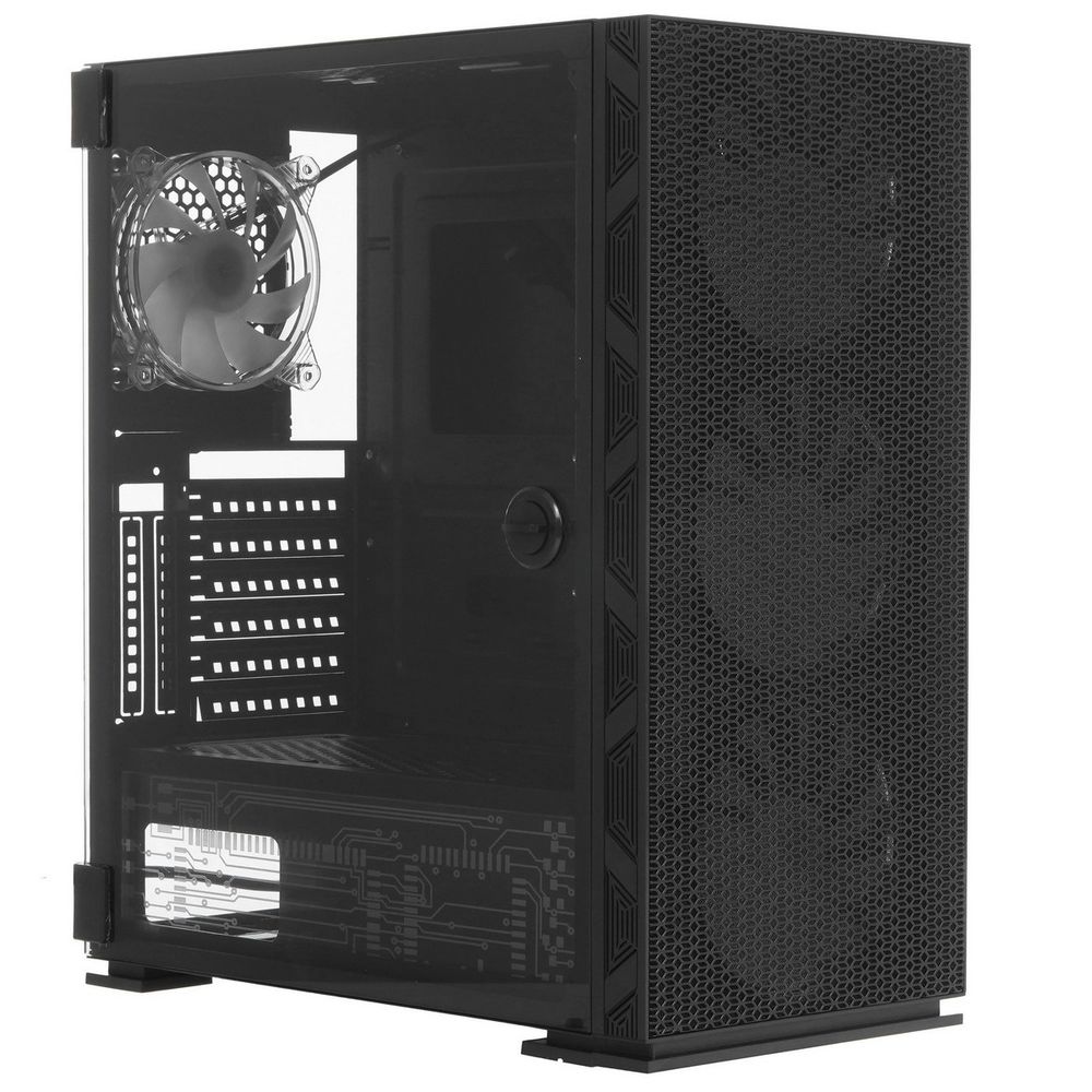 Корпус SOEYI «AX8-B20 SOEYI ATX case with black coating front panel with flat bigger mesh, without» — изображение 5