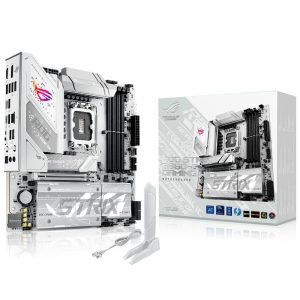 Материнская плата ASUS ROG STRIX B860-G GAMING WIFI LGA1851 mATX 4xDDR5 PCIEx16 4xM.2 Thunderbolt USB-C DP HDMI 2.5GLAN Wi-Fi 7