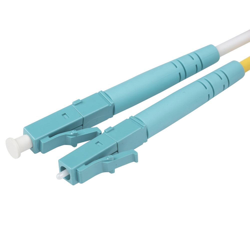 Кабель оптический Hyperline FC-D2-503-LC/PR-SC/PR-H-3M-LSZH-BK Патч-корд волоконно-оптический (шнур) MM 50/125(OM3), LC-SC, duplex, 10G, LSZH, 3м, черный — изображение 3