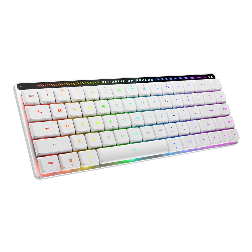 Клавиатура ASUS M603 FALCHION RX LP ROG RX Red ABS 65% USB 2.4GHz BT — изображение 4
