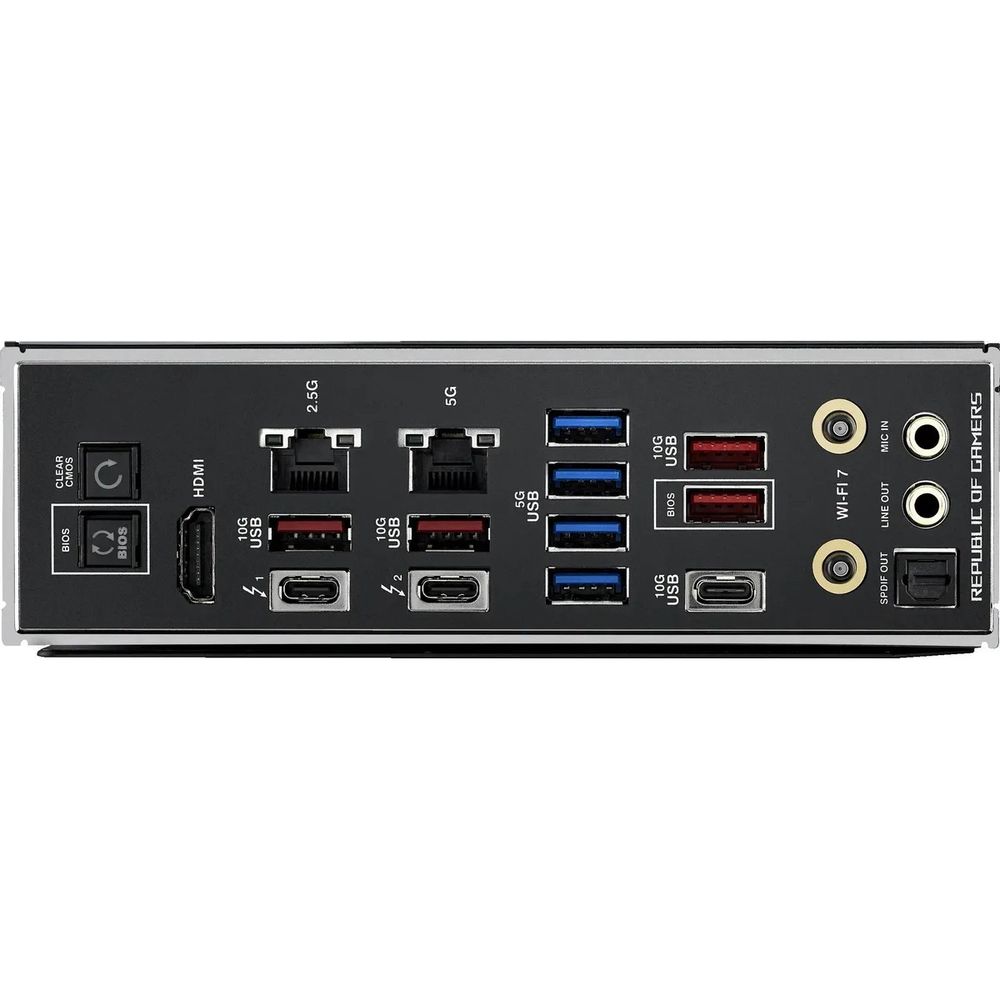 Материнская плата ASUS ROG MAXIMUS Z890 HERO LGA1851 ATX 4xDDR5 2xPCIEx16 PCIEx1 6xM.2 2xThunderbolt USB-C HDMI 2.5GLAN 5GLAN Wi-Fi 7 — изображение 12