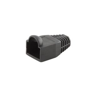 Аксессуары Cablexpert Колпачок RJ-45 изолирующий чёрный (100 шт.)  (033084) {100}