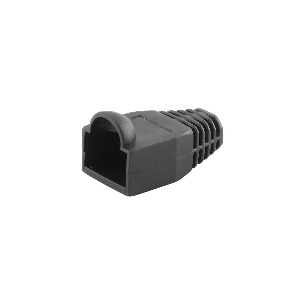 Аксессуары Cablexpert Колпачок RJ-45 изолирующий чёрный (100 шт.) (033084) {100}