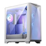 Корпус MSI MPG GUNGNIR 300R AIRFLOW White, Midi Tower, EATX ,2xUSB 3.2 Gen 1, 1xUSB 3.2 Gen2 Type-C,4x120mm PWM ARGB Fan, ARGB+PWM Control Board, Tempered Glass Window