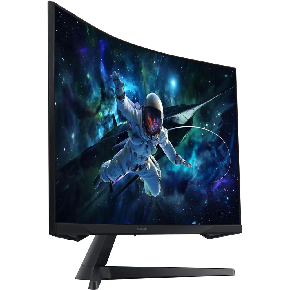 Монитор 27" SAMSUNG S27CG550EI Odyssey G5 G55C QHD Curved VA, 2560x1440, 165Hz, 1ms, 300сd/m, 2500:1, HDR10 | HDMI(2.0), DP(1.2) | ExPSU, Vesa 75, Black — изображение 4