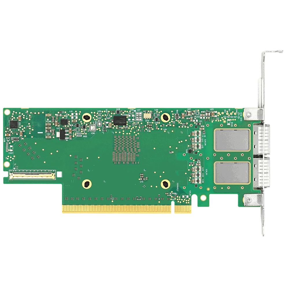 Сетевой адаптер LR-Link LRES1160PF-2QSFP56 PCIe4.0 x16 Dual Port 200G NIC Card — изображение 2