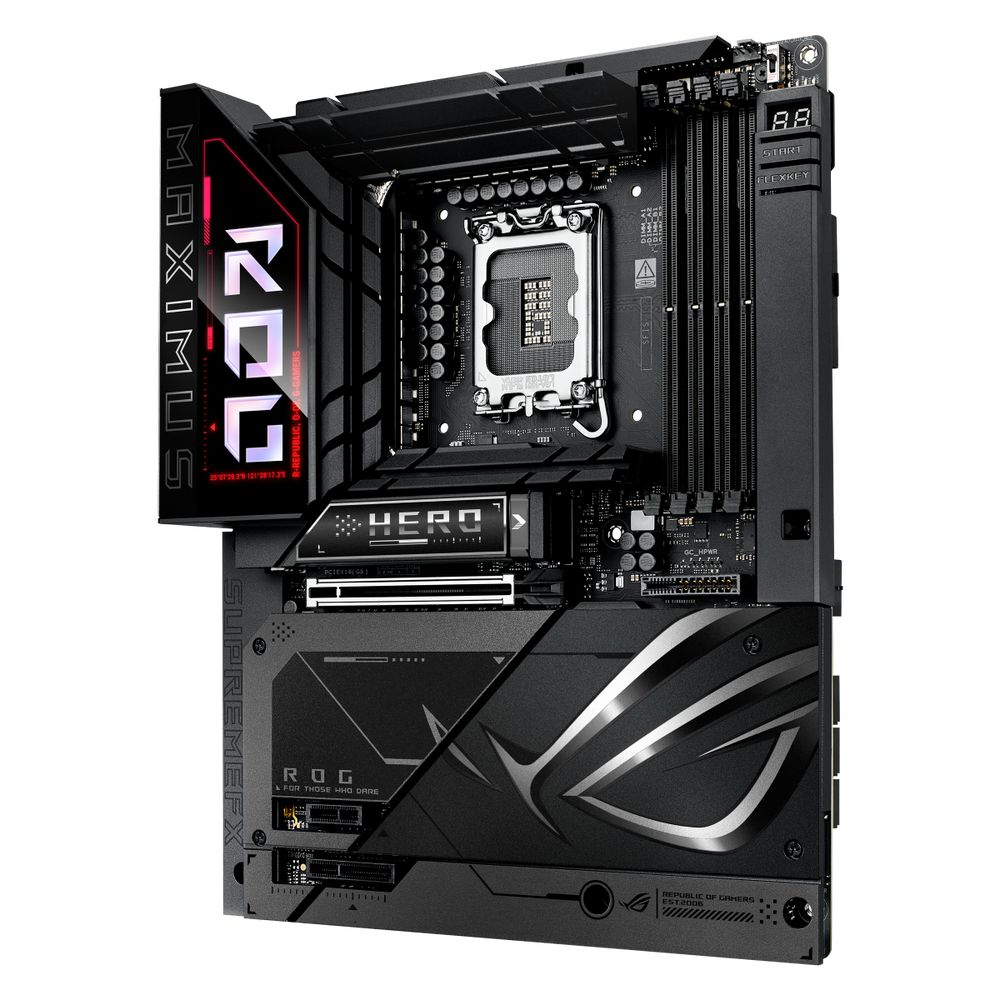 Материнская плата ASUS ROG MAXIMUS Z890 HERO BTF LGA1851 ATX 4хDDR5 PCIEx16 PCIEx4 PCIEx1 6xM.2 2xThunderbolt USB-C HDMI 2.5GLAN 5GLAN Wi-Fi 7 — изображение 4