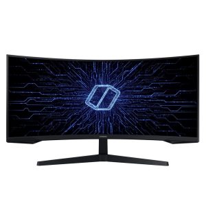 Монитор 34" SAMSUNG C34G55TWWI Odyssey G5 G55T UWQHD Curved VA, 3440x1440, 165Hz, 1ms, 250сd/m, 2500:1, HDR10 | HDMI(2.0), DP(1.4) | ExPSU, Vesa 75, Black