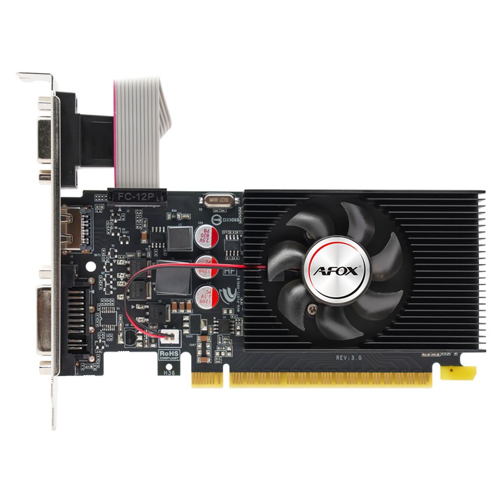 Видеокарта Afox GT240 1GB DDR3 128bit VGA DVI HDMI 1FAN LP RTL — изображение 2