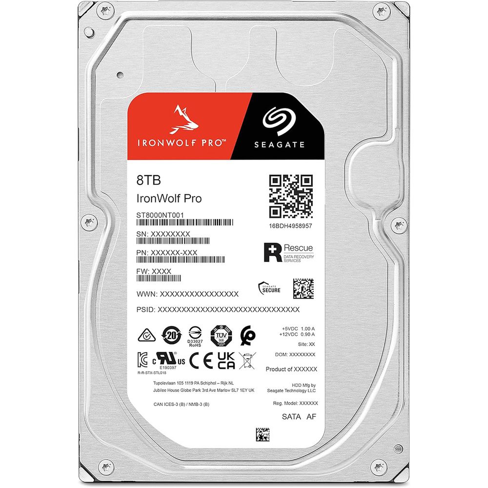 Жесткий диск Seagate 3.5" 8TB IronWolf Pro ST8000NT001 SATA 6Gb/s, 7200rpm, 256MB — изображение 4