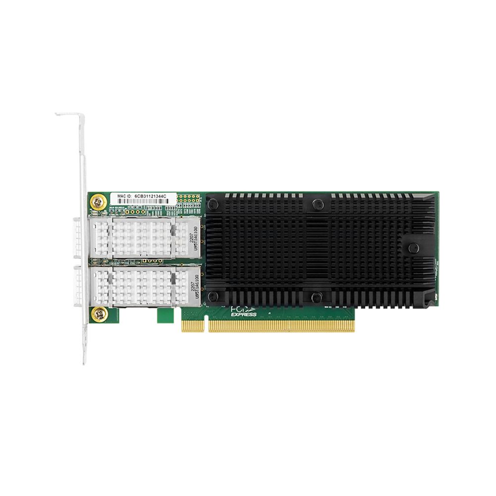 Сетевой адаптер Lr-Link LRES1046PF-2QSFP28 PCIe x16 Dual Port 100G NIC Card — изображение 2