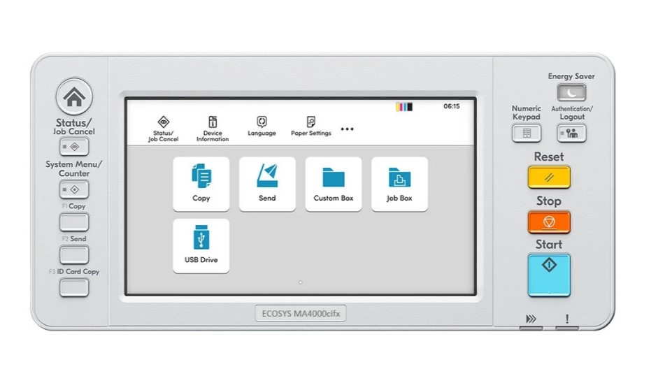 МФУ лазерный Kyocera Ecosys MA4000fx(110C1B3NL0) монохромное A4 — изображение 3