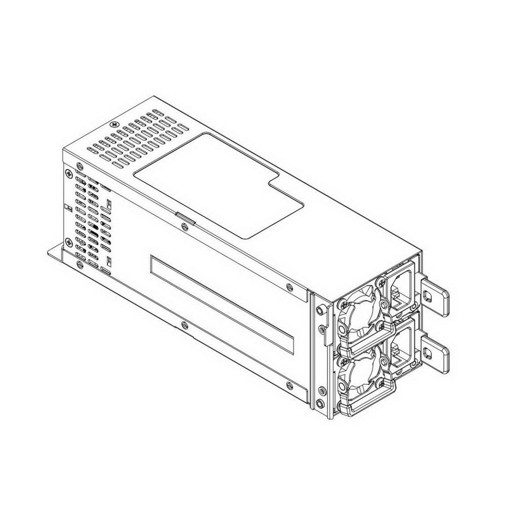 Аксессуары Корзина для блока питания ACD 2RHS (VCGW) Корзина (ШВГ=77*84*225мм) для блоков питания CRPS длиной 185 мм, мощностью 550W~2000W, модульная, кабели в комплекте — изображение 3
