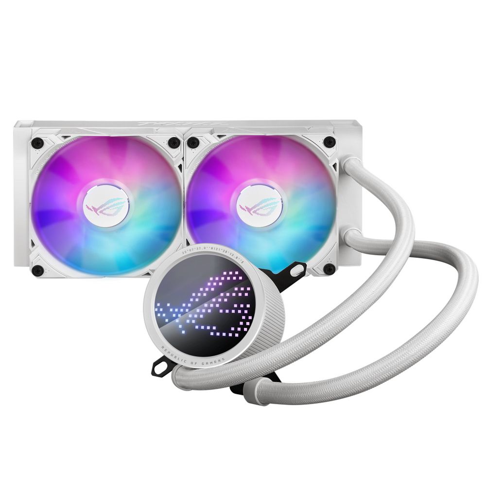 Жидкостная система охлаждения ASUS ROG RYUO III 240 ARGB WHT /AIO COOLER,ASETEK,EMMA,ARGB,AURA,WHT (90RC00J2-M0UAY0) /AIO COOLER,ASETEK,EMMA,ARGB,AURA,WHT (90RC00J2-M0UAY0) — изображение 2