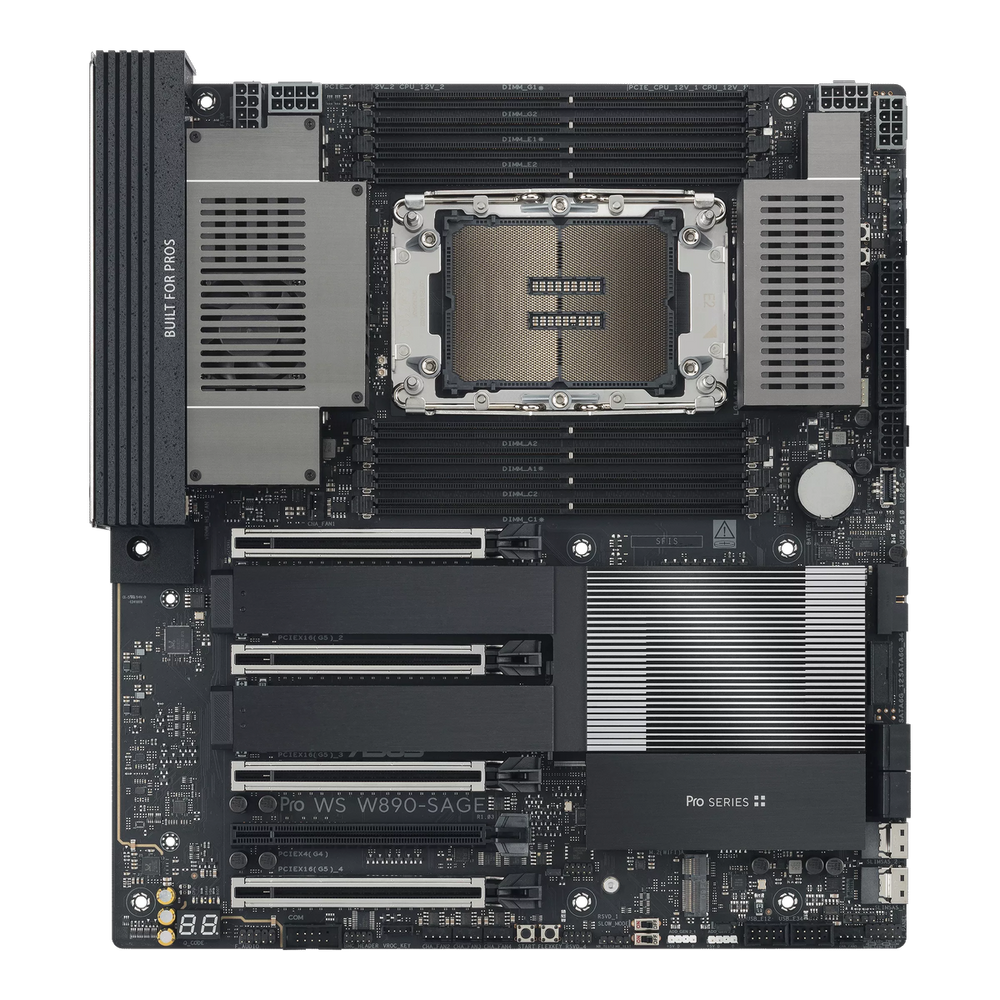 Материнская плата ASUS PRO WS W890-SAGE LGA4710 EEB 8xDDR5 7xPCIEx16 — изображение 3