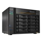Платформа СХД ASUSTOR AS6810T 10 Bay 4xM.2 2x5GLAN 2x10GLAN 2x5GLAN 16GB (Max.64GB) DDR5 2xUSB-C 3xUSB
