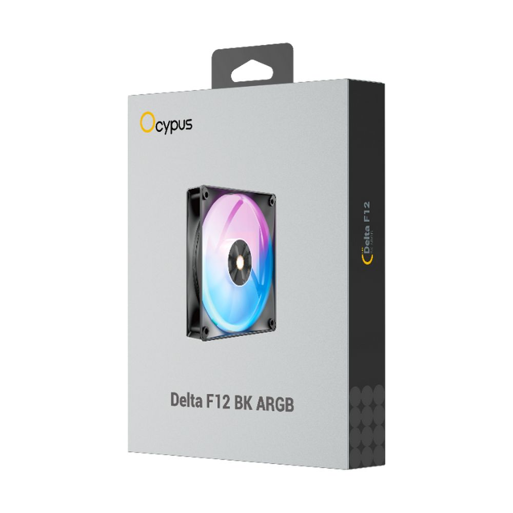 Вентилятор для процессора Fan Ocypus Delta F12 BK ARGB LED / Black / PWM — изображение 5