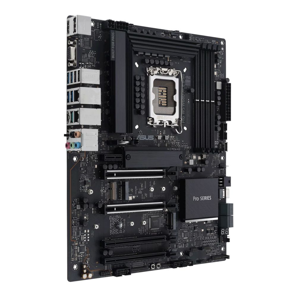 Материнская плата ASUS PRO WS W680-ACE IPMI LGA1700 ATX 4xDDR5 4xPCIEx16 PCIEx1 3xM.2 USB-C DP HDMI VGA 2x2.5GLAN — изображение 3