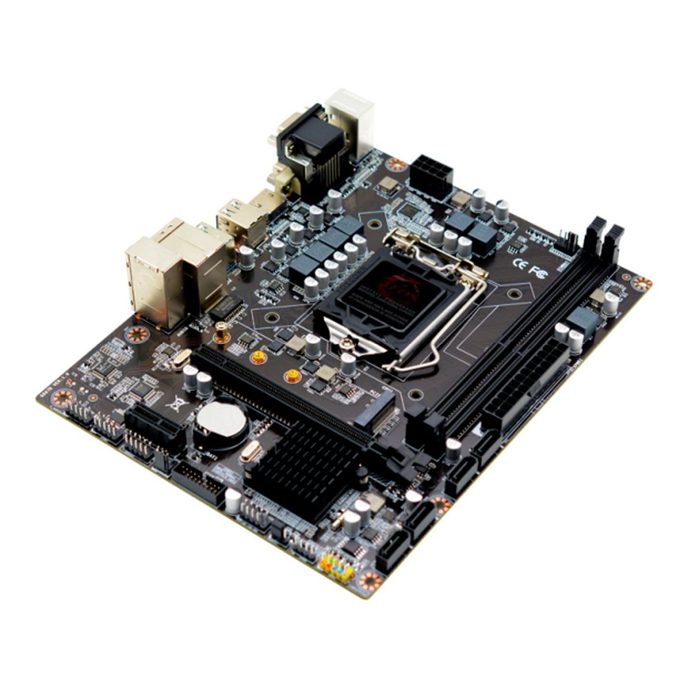 Материнская плата Afox Bad Pack IH510-MA2-V2 LGA1200 mATX 2xDDR4 PCIEx16 PCIEx1 M.2 HDMI DVI VGA bp — изображение 2