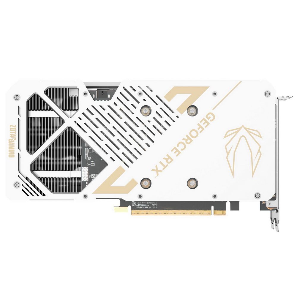 Видеокарта Zotac RTX5070 TWIN EDGE OC WHITE ED 12GB GDDR7 192bit 3xDP HDMI 2FAN PREMIUM PACK — изображение 5